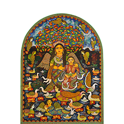 Gazing into the Myth Solo Show of Painting by Jayasri Burman