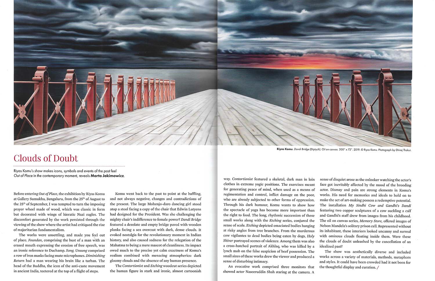 Clouds of Doubt- Art India | The Art News Magazine of India