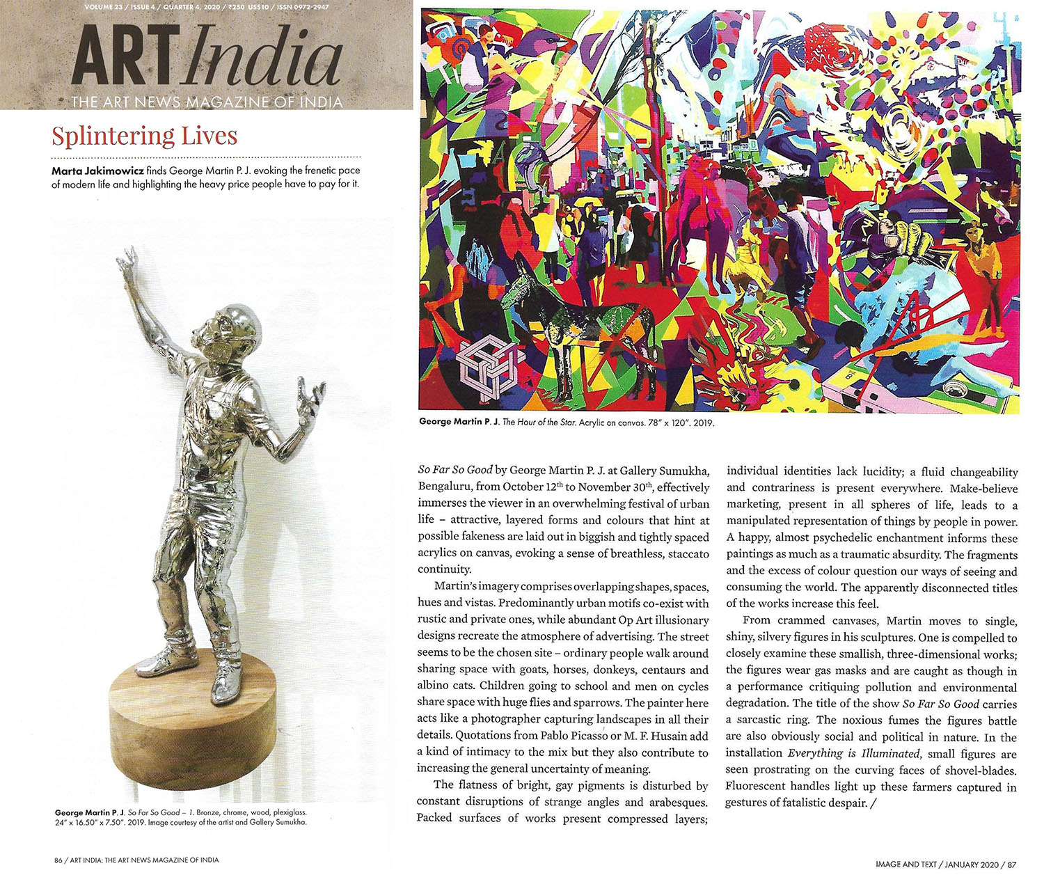 Splintering Lives- Art India | The Art News Magazine of India